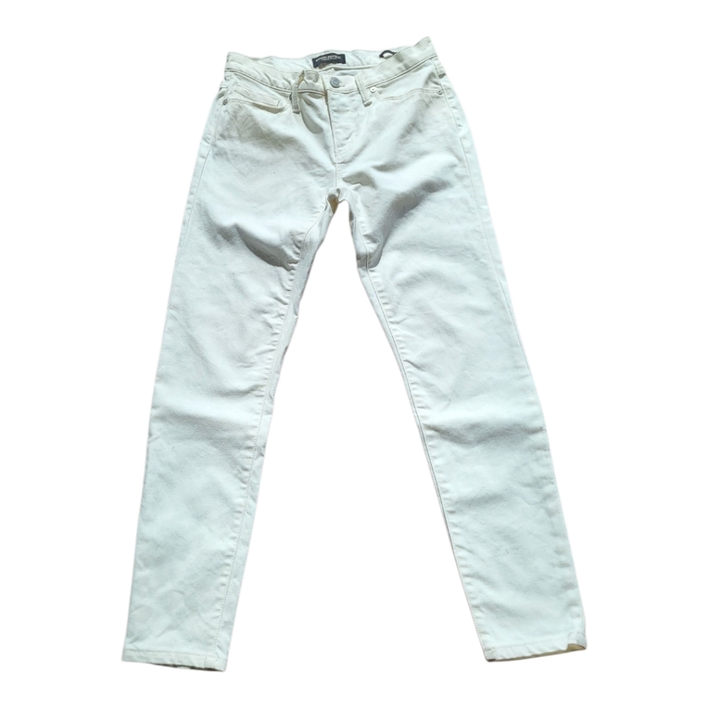 Banana Republic Women's White Skinny Jeans - Size 25P